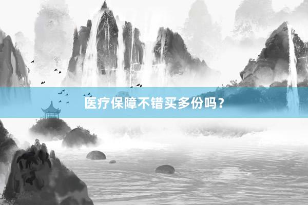 医疗保障不错买多份吗？
